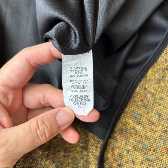 Monocracy Wool Blend Tweed Lightweight Open Front Blazer - Picture 11 of 13